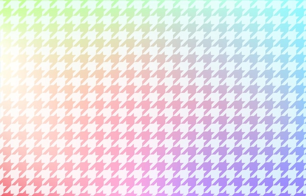 Vector background material illustration of pale rainbow gradation and japanese pattern