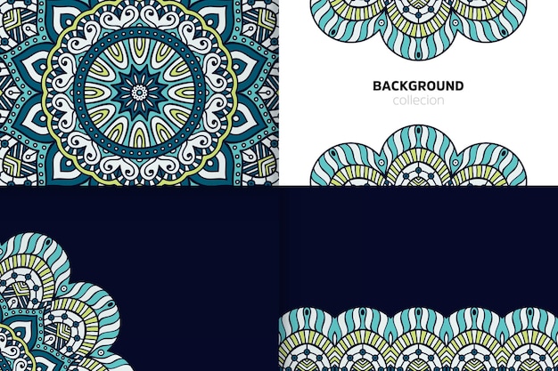 Background Template in ethnic style