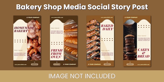 Bakery Shop Media Social Story Post