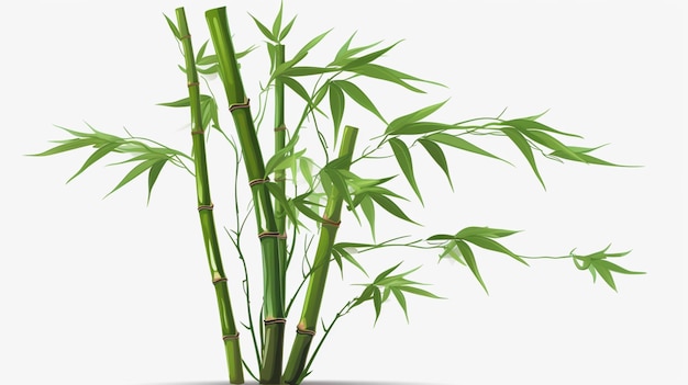 Vector bamboo is a popular plant for the company of bamboo