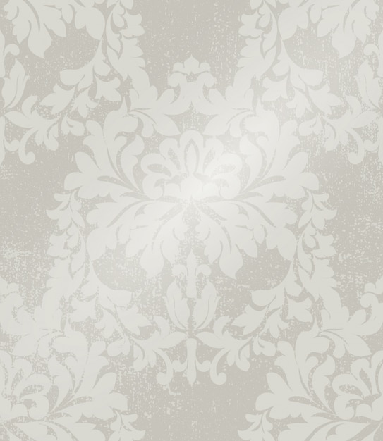 Vector baroque intricate pattern design