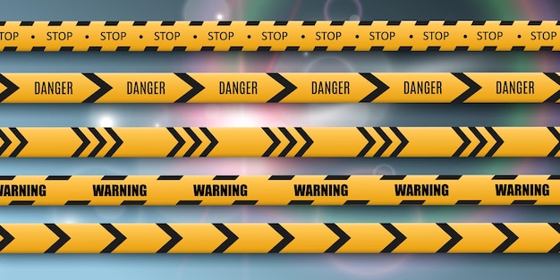 Barrier warning tape