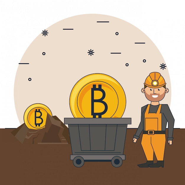 Bitcoin mining cartoons