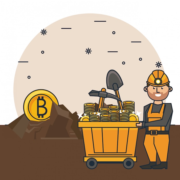 Bitcoin mining cartoons