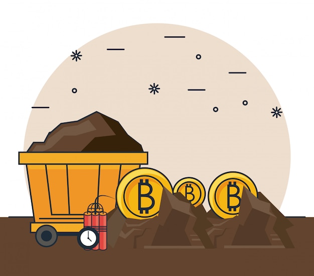 Bitcoin mining cartoons