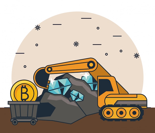 Bitcoin mining cartoons