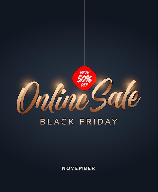 Black Friday Online Sale Banner