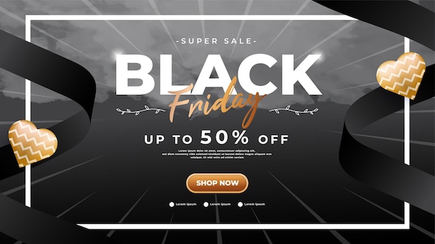 Vector black friday sale, perfect for social media posts as well as posters and banners