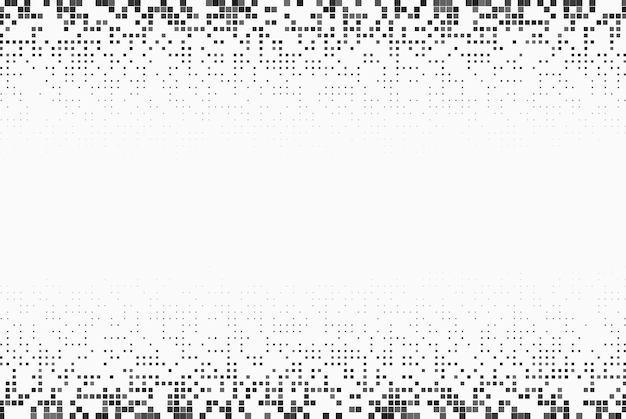 Black random pixel pattern Mixed pixel texture background Classic pixel art Vector illustration