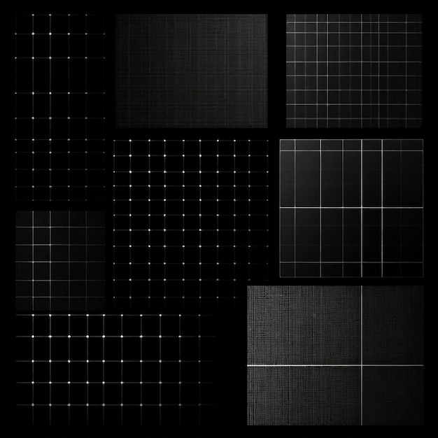 Vector a black and white photo of a wall with a black background with squares and the words  im a