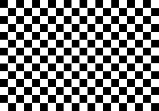 Vector black and white squares background