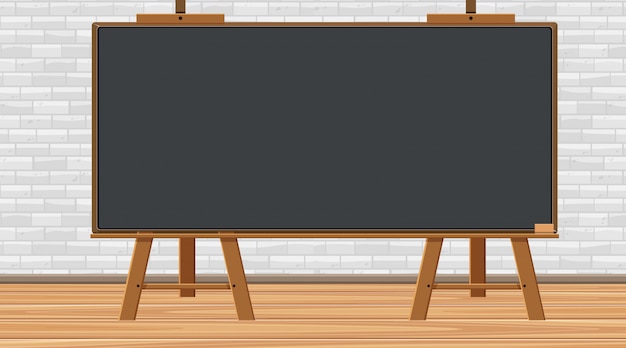 Blackboard  on the wall