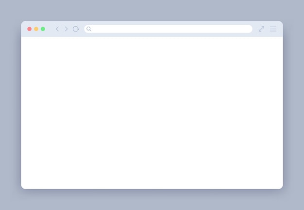 blank Browser window