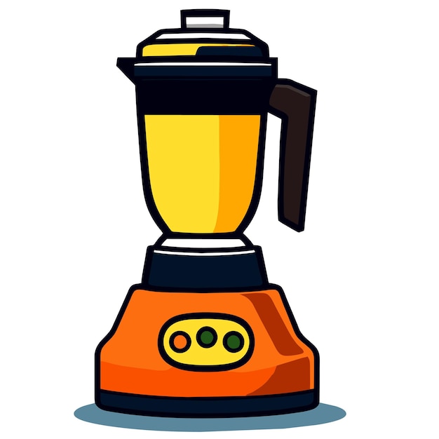 Blender with juice vector illustration doodle