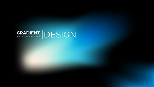 Vector blue color gradient wallpaper design blurred gradient background