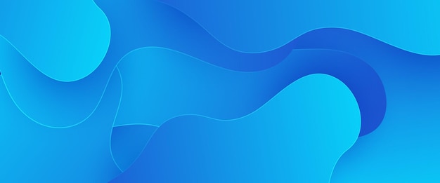 Vector blue modern and simple abstract banner art vector with shapes for background presentation background wallpaper banner brochure web layout and cover