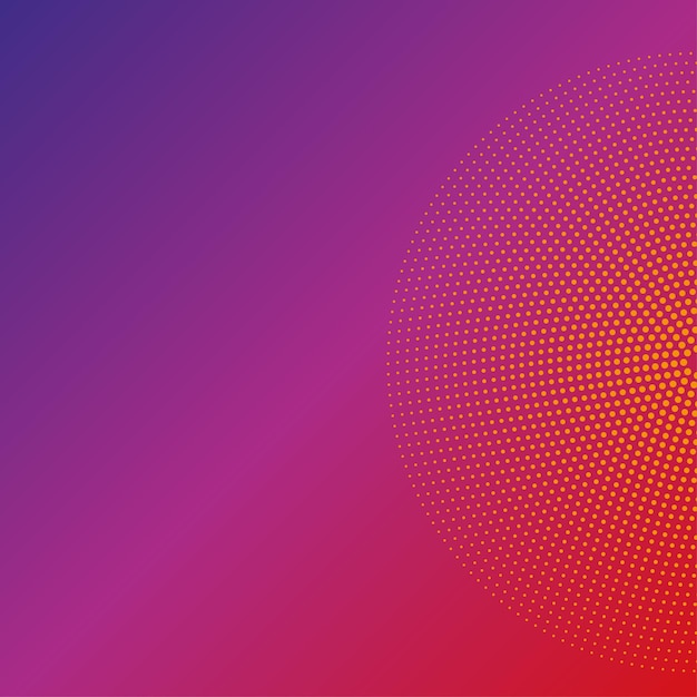 Blue purple pink gradient background with halftone effect