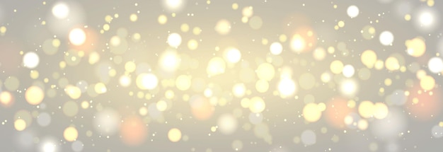 Vector blurred bokeh effect isolated on png