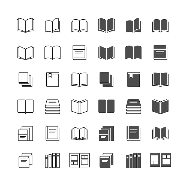 Book icons