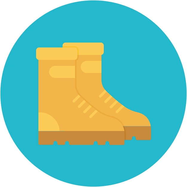 Boots Vector Illustration Style