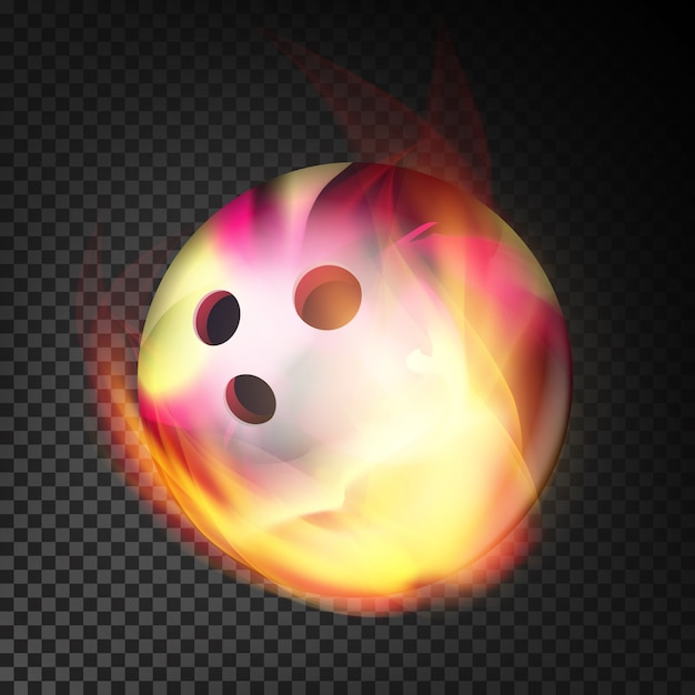 Bowling Ball Vector Realistic