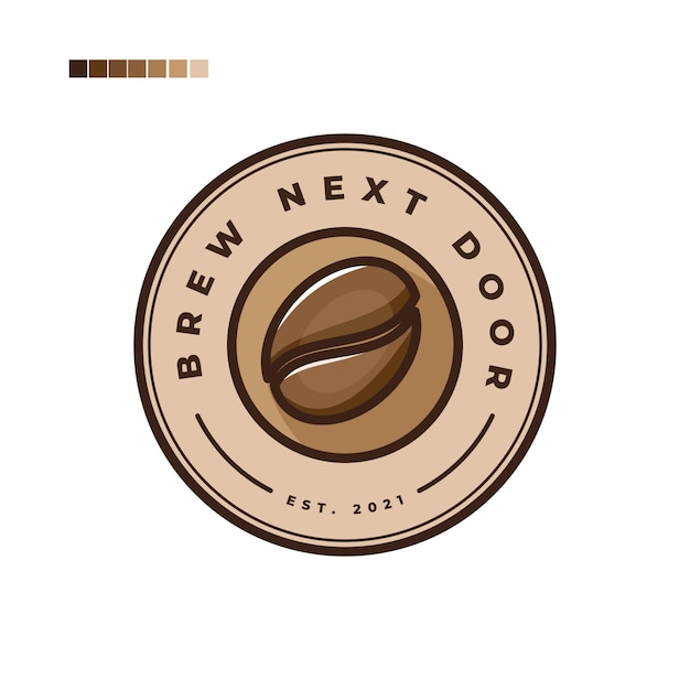 Brew next door circle logo