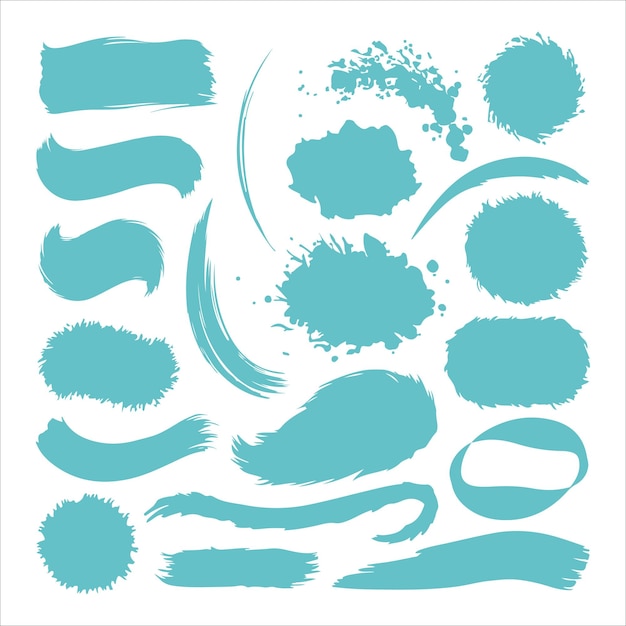 Vector brush shapes