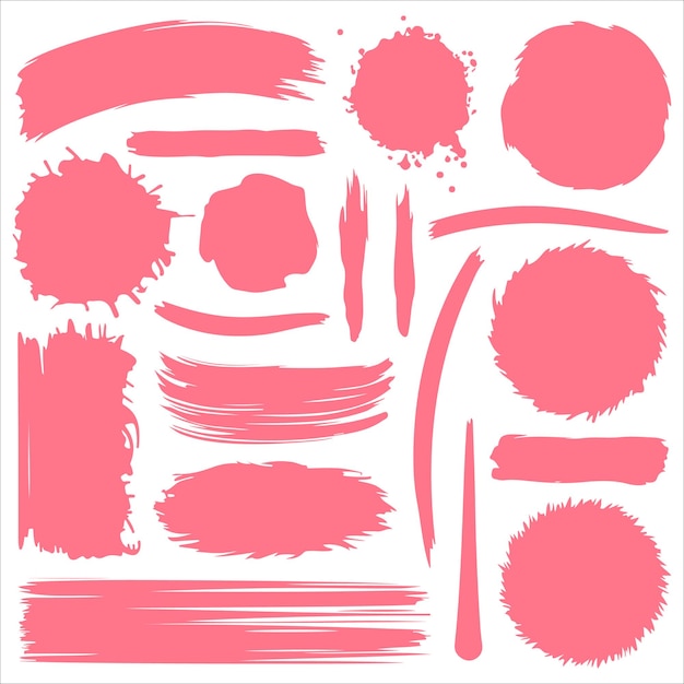 Vector brush shapes