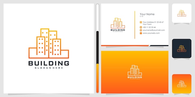 building logo design and business card