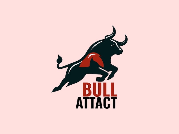 Vector bull logo design template bull icon design