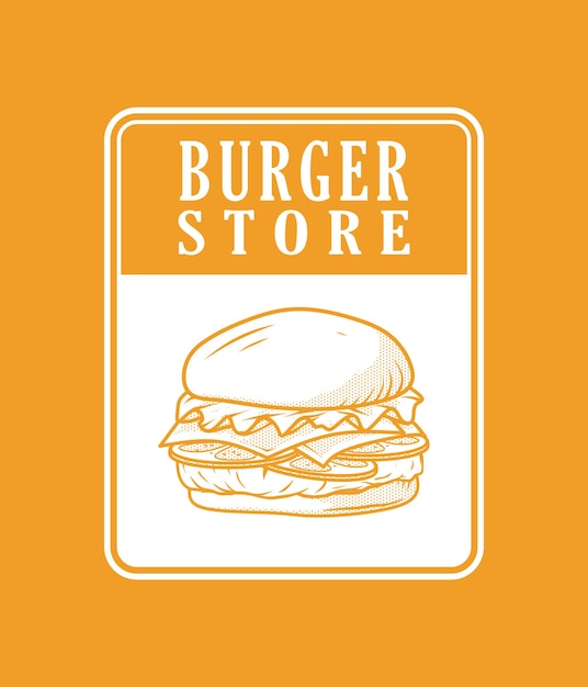 burger logo concept for your business