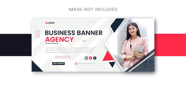 Business Banner Agency facebook cover web banner template