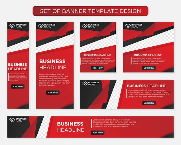 Vector business banner template