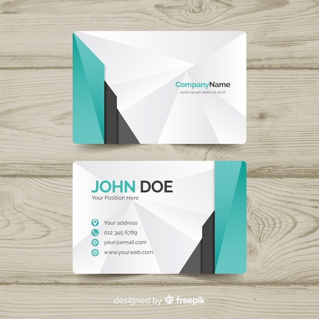 Business card template