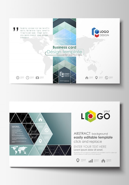 Business card templates. 