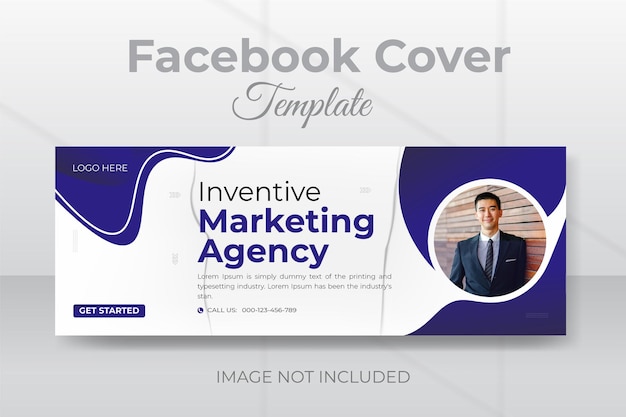 Business corporate facebook cover design template