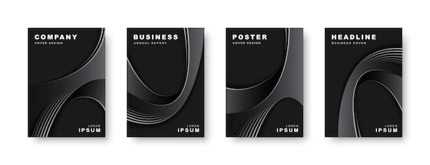 Vector business cover design