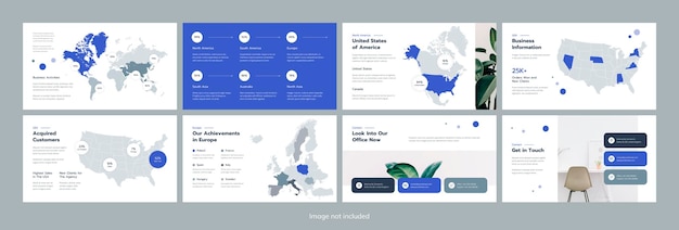 Business and creative agency slides presentation templates