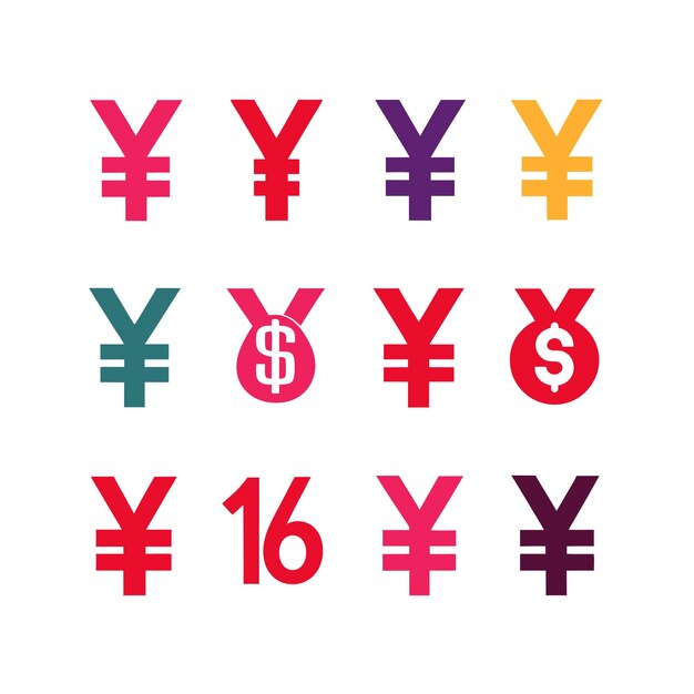 Vector business and finance icons set concept