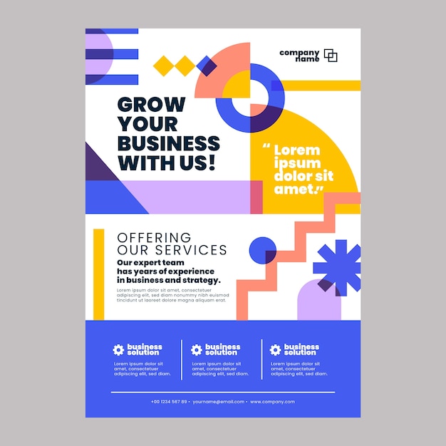 Business flyer template