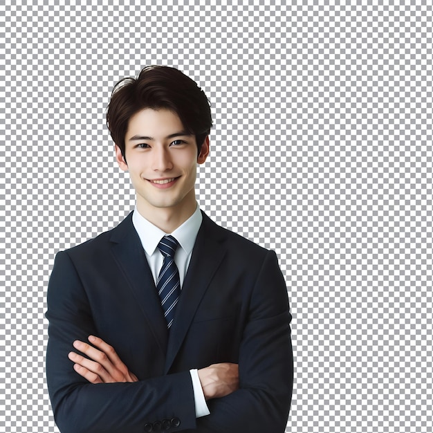 Vector business man on a isolated on transparent background