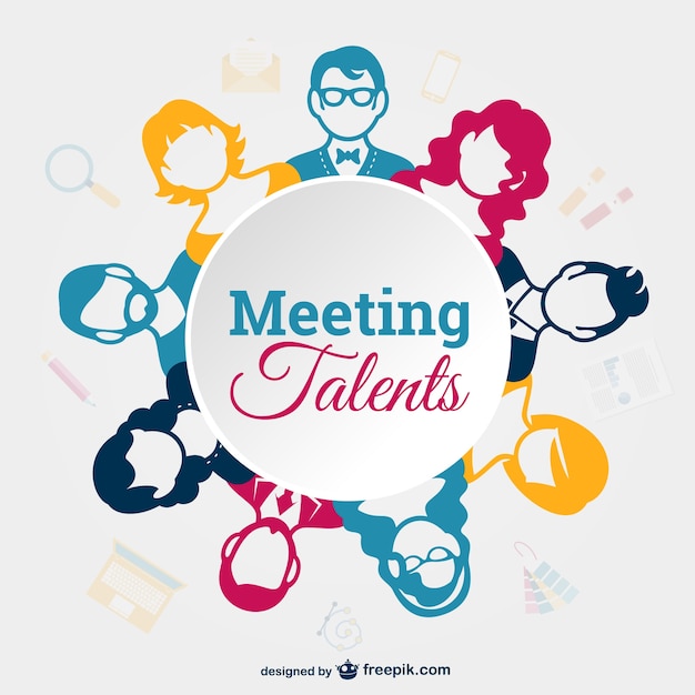 Vector business meeting avatars