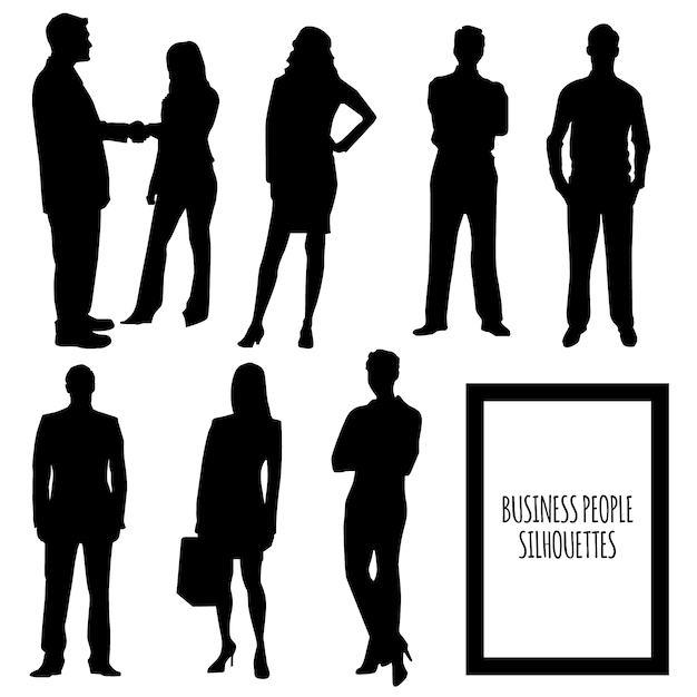 Business People Silhouettes