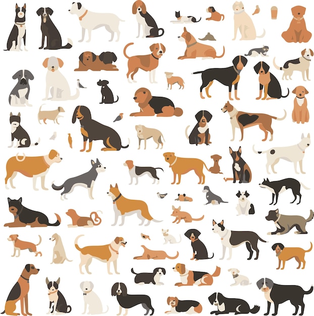 Vector business seo and promotion animal icons collection