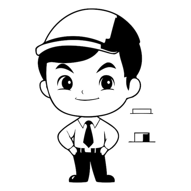 Vector businessman with solar panel character design vector flat cartoon illustration