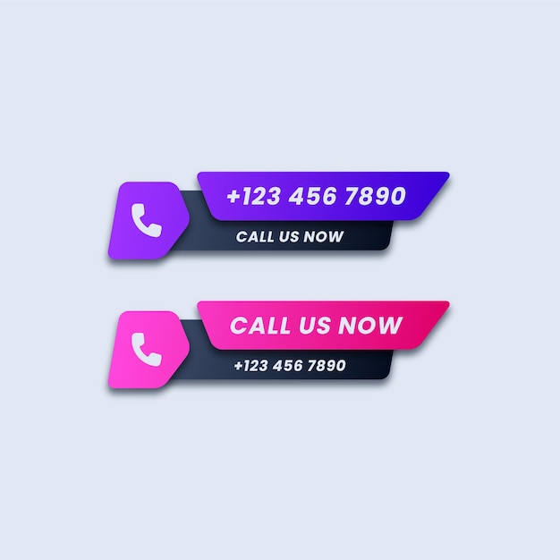 Call us now buttons banner