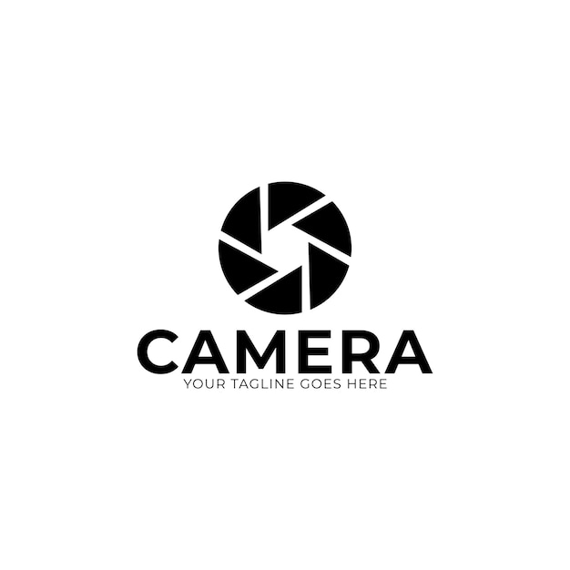 camera logo vector template