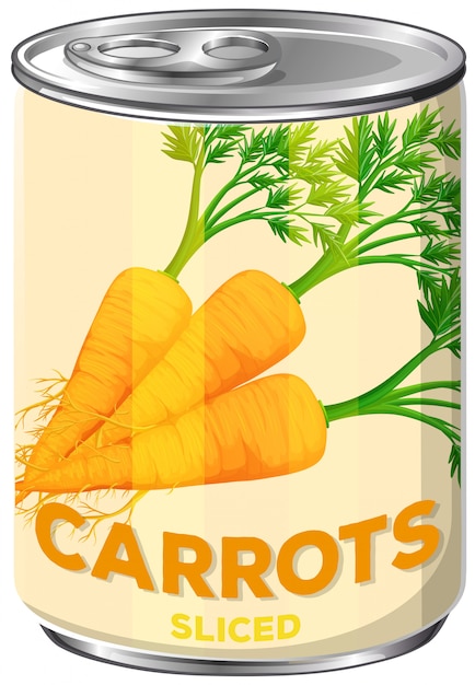 A Can of Sliced Carrots