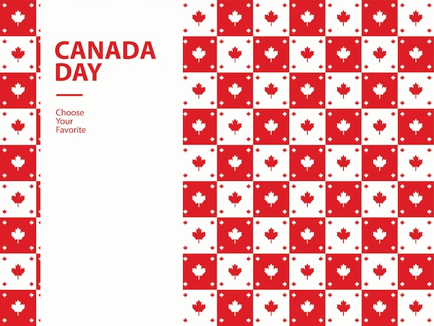 canada day country event pattern flag peace background national element vector holiday july poster