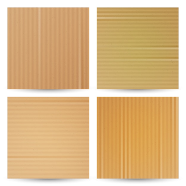 Vector cardboard textures